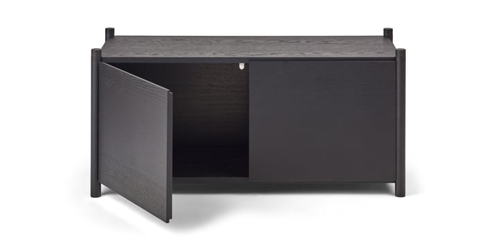 Sceene bookcase G, Svartbetsad ek Gejst
