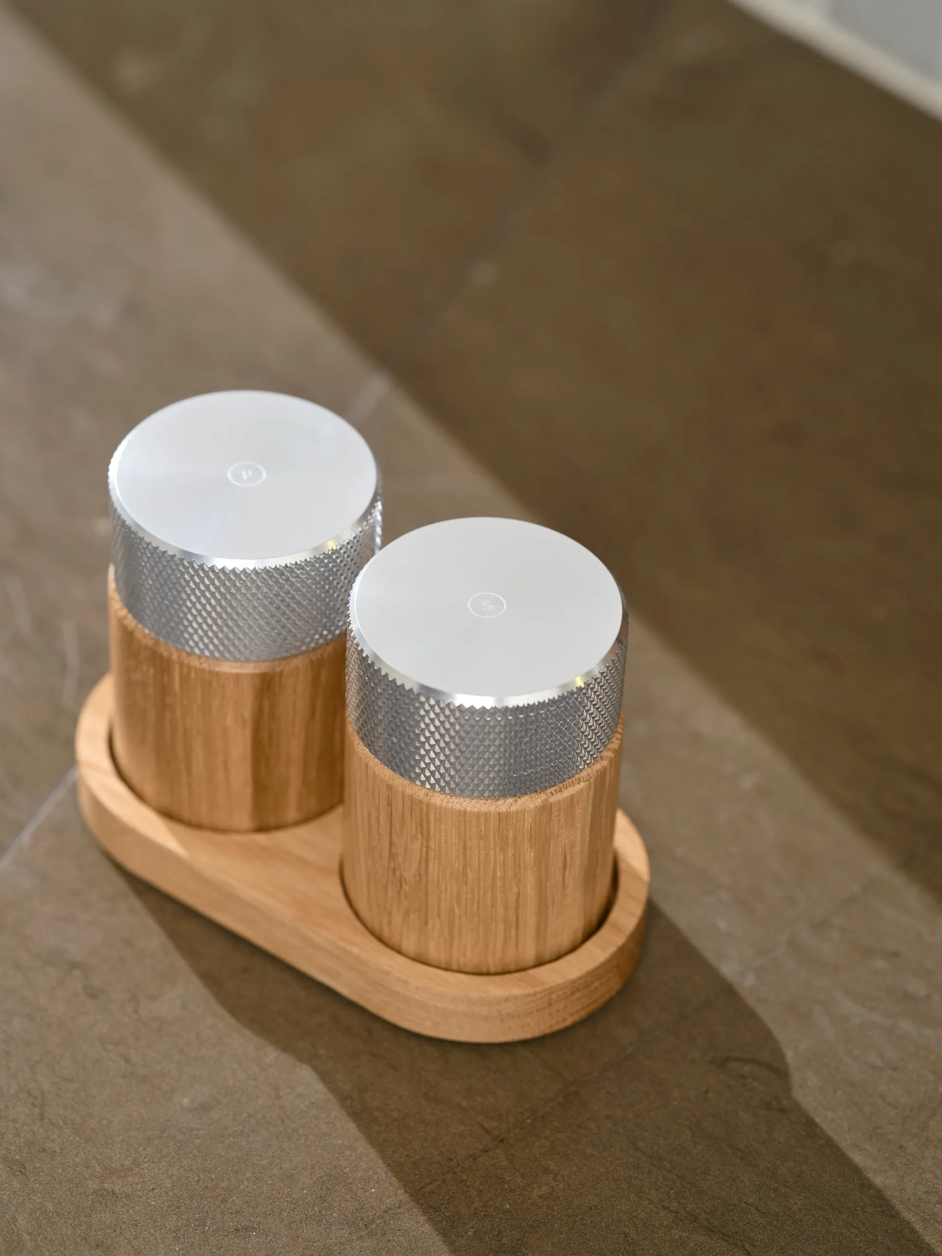 Sina salt-och pepparkvarn 6 cm, Ek-stål Gejst