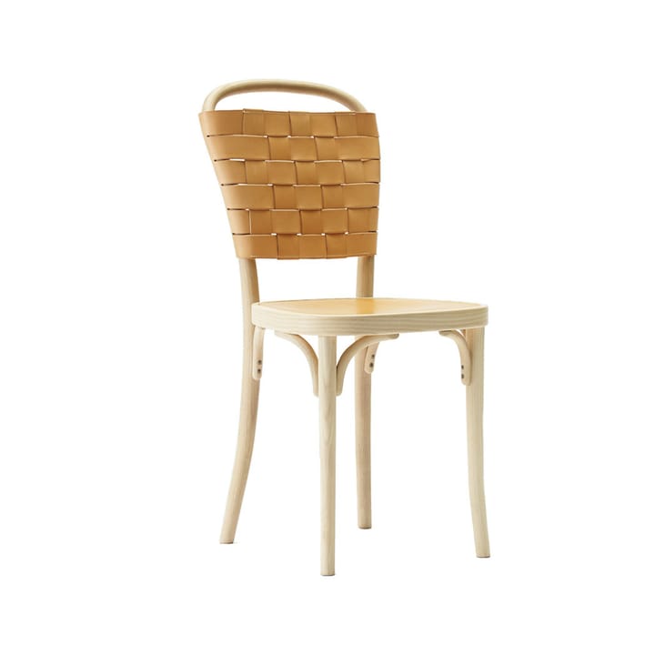 Vilda 5 stol flätad rygg - läder ask vitolja, natur, flätad rygg - Gemla