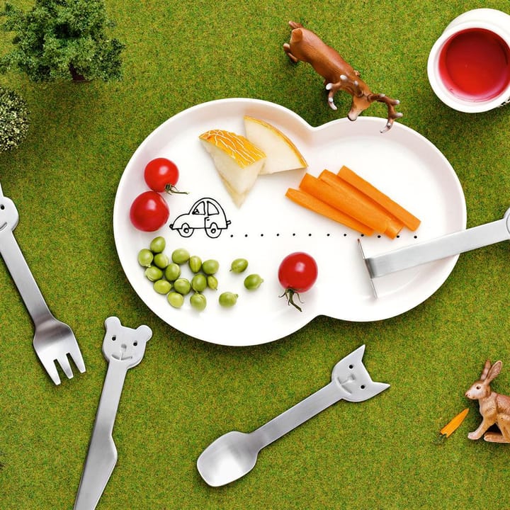 Animal Friends bestick 4 delar, barnbestick Gense