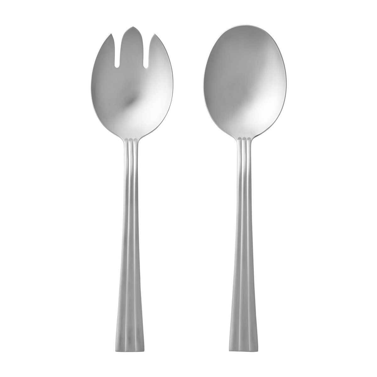 Gense Thebe sallads- & serveringsbestick 2 delar | Skandinavisk Design | Serveringsbestick | Silverfärgad