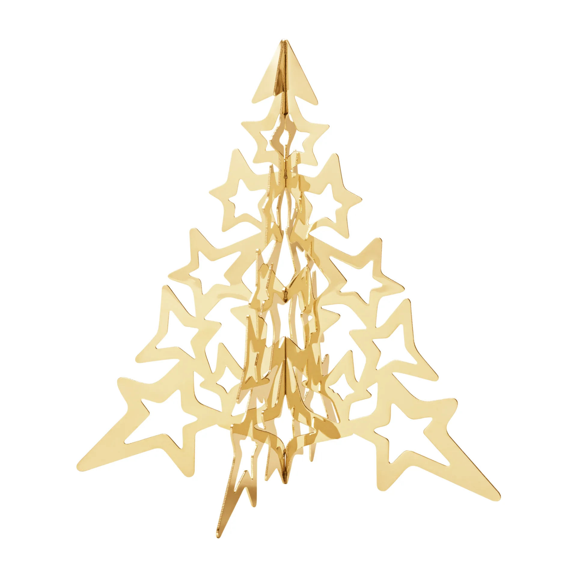 2021 Tree Star juldekoration guld, Liten Georg Jensen