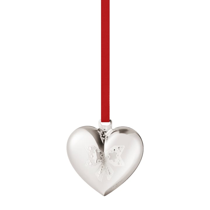 2022 årets julhjärta - palladiumpläterat - Georg Jensen