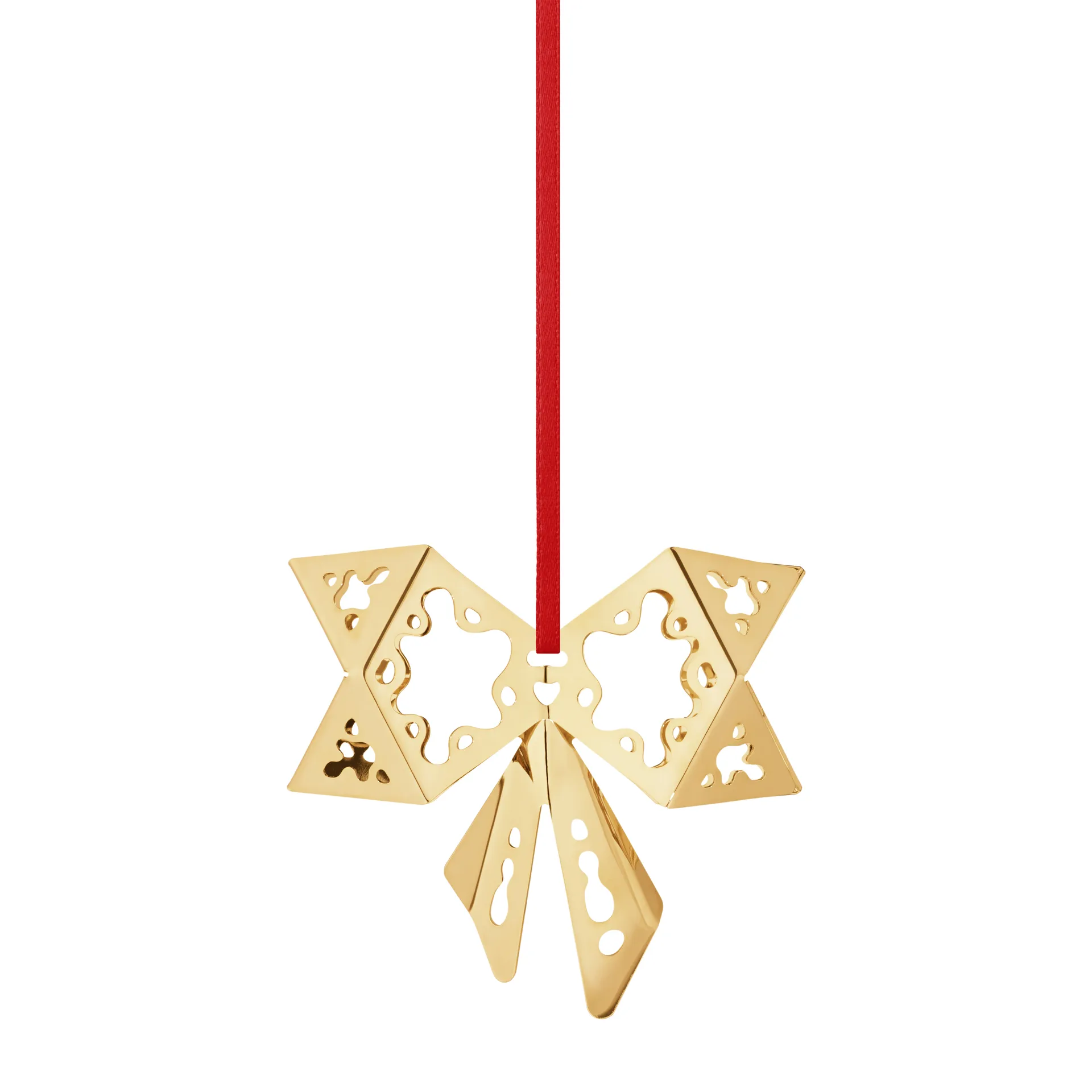 2022 Bow julhänge, guldpläterat Georg Jensen