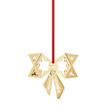 2022 Bow julhänge - guldpläterat - Georg Jensen