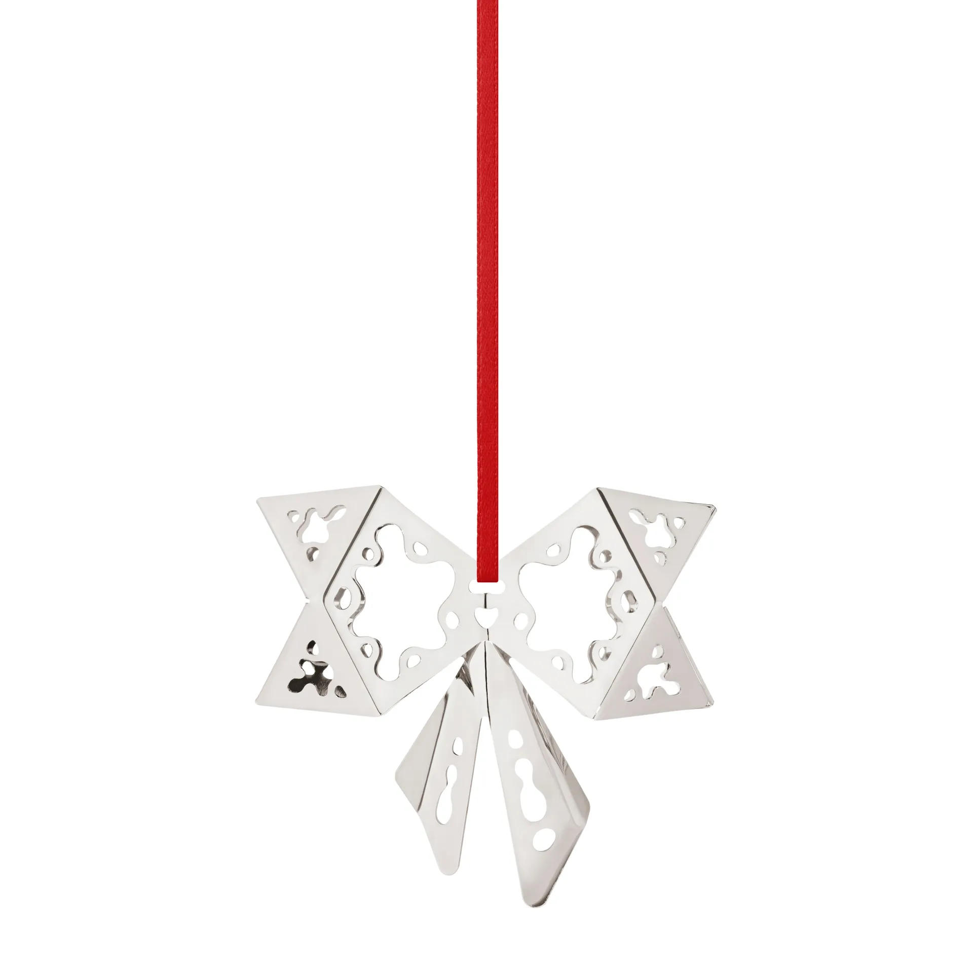 2022 Bow julhänge, palladiumpläterat Georg Jensen