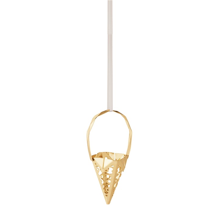 2022 Cone julhänge, guldpläterat Georg Jensen