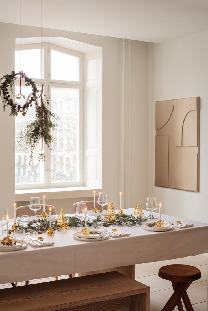 2023 års bordsgran guldpläterad 3 delar, Guldpläterat Georg Jensen