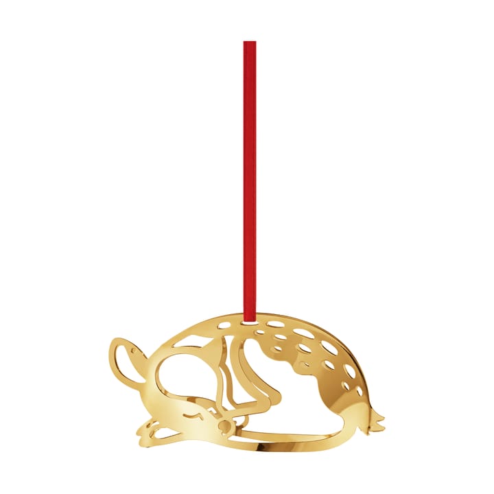 2023 års julhänge dovhjort, Guldpläterat Georg Jensen