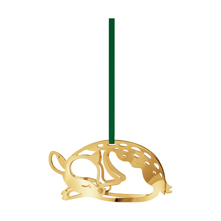 2023 års julhänge dovhjort, Guldpläterat Georg Jensen