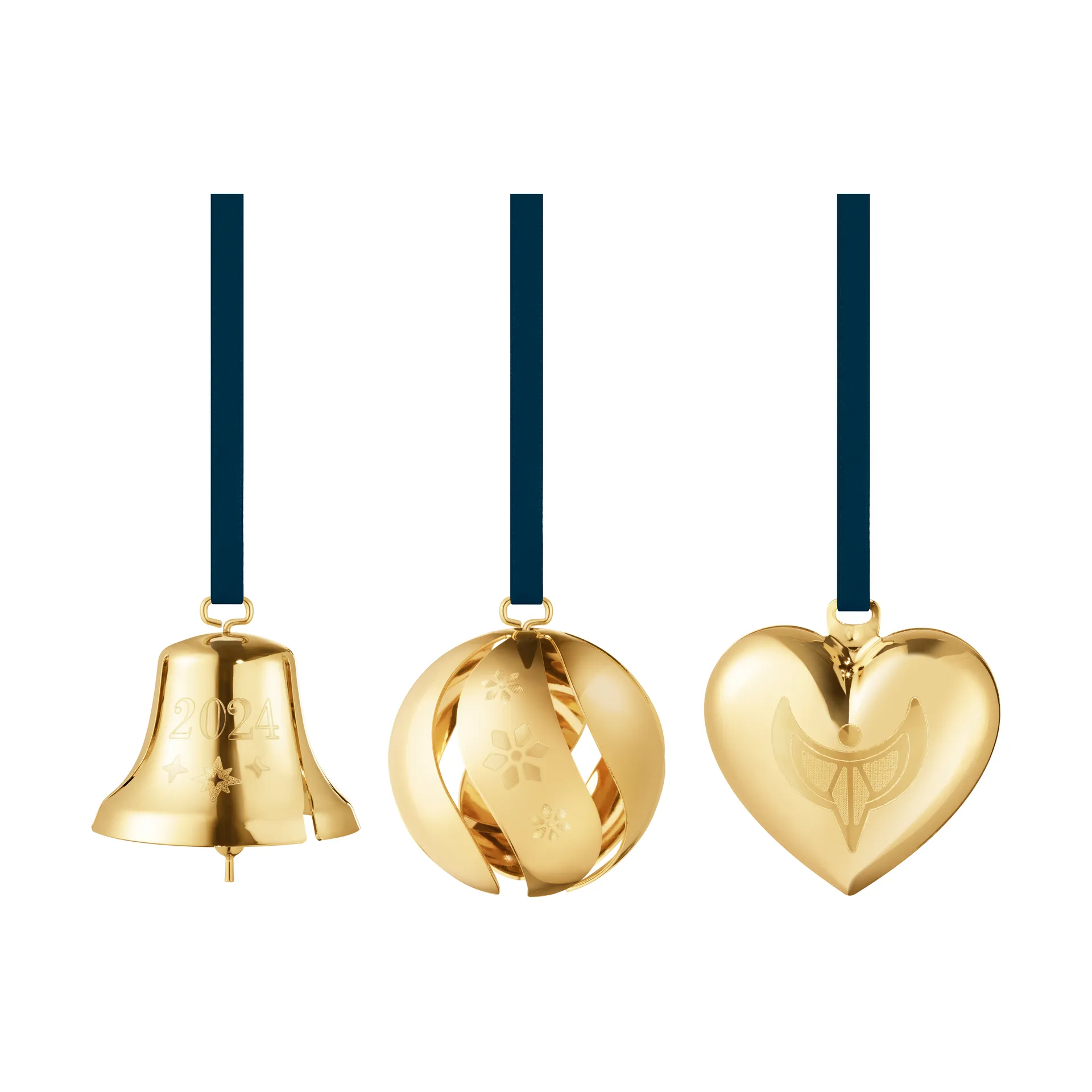 2024 års gåvoset 3 delar, Guldpläterat Georg Jensen