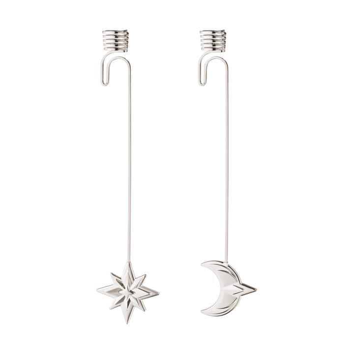 2024 års ljusstake måne och stjärna, Palladiumpläterat Georg Jensen