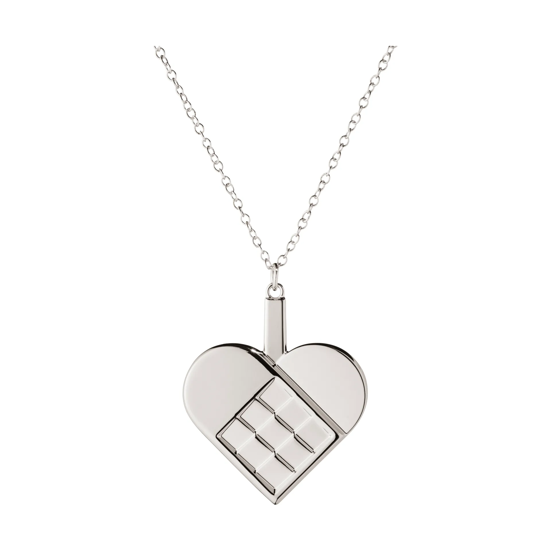 2025 års julprydnad hjärta, Palladiumpläterad zinklegering Georg Jensen