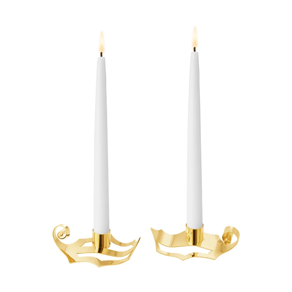 2026 års ljusstakar, Guld, 2 delar Georg Jensen
