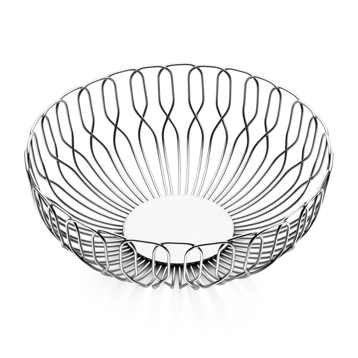 Georg Jensen Alfredo brödkorg liten, o 21,5 cm | Skandinavisk Design | Brödkorgar | Grå