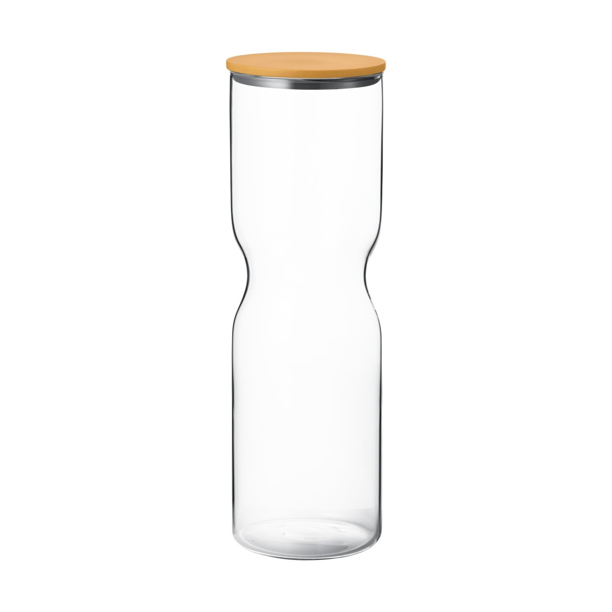 Georg Jensen Alfredo burk X-Large 2 L Glas-gul | Skandinavisk Design | Förvaringsburkar | Gul