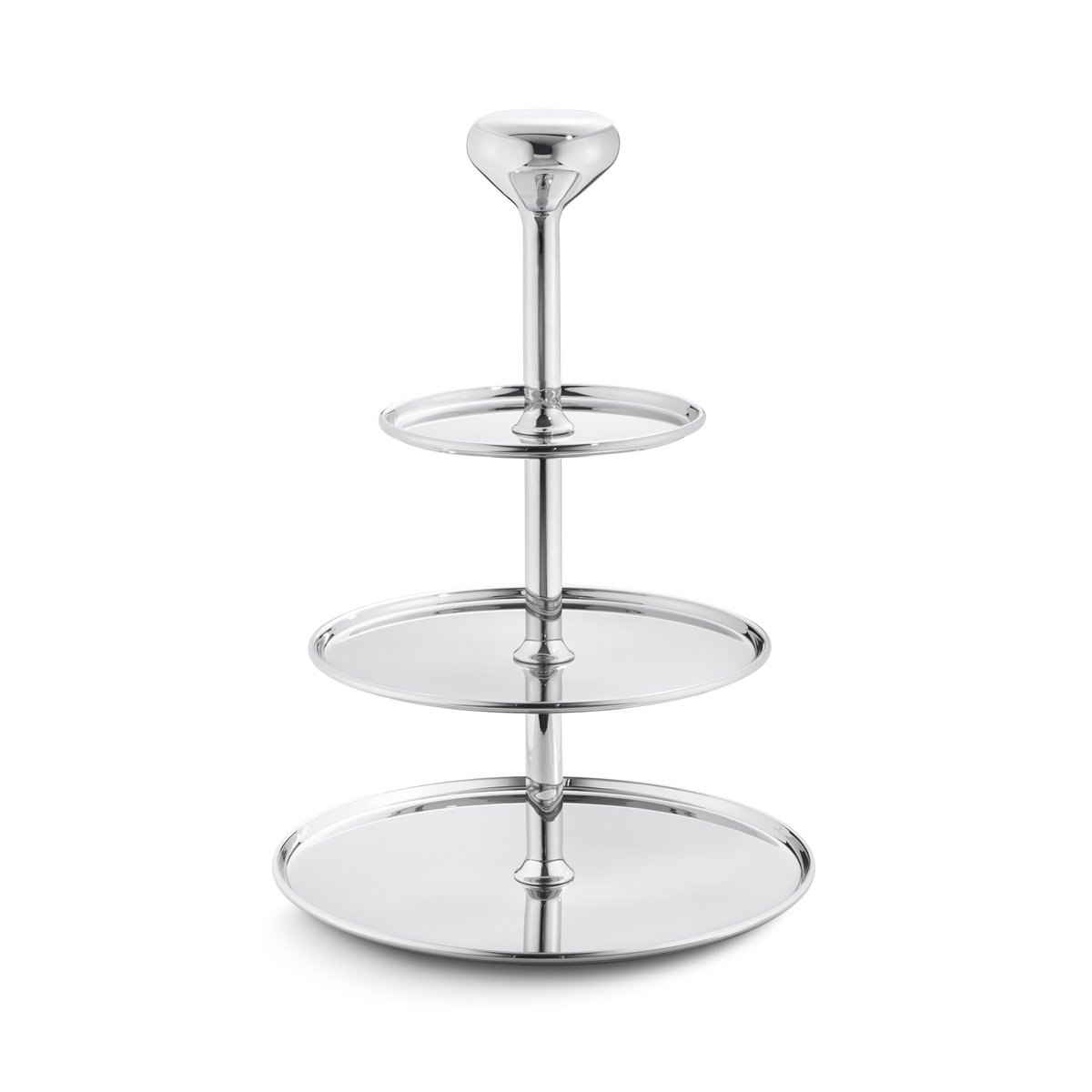 Georg Jensen Alfredo våningsfat 30 cm | Skandinavisk Design | Tårtfat & Kakfat | Grå