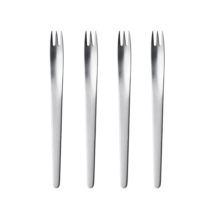 Arne Jacobsen tårtgaffel - 4-pack - Georg Jensen