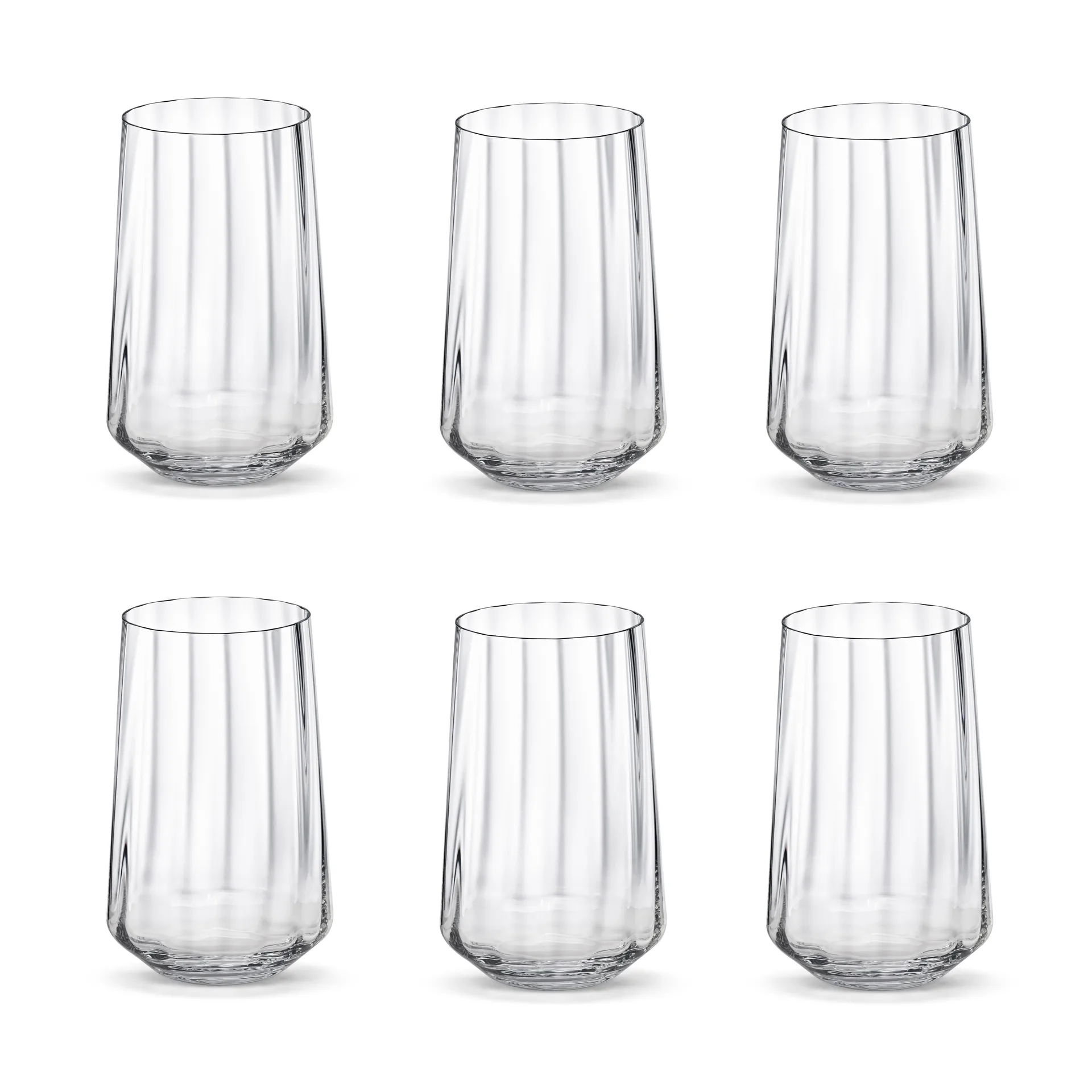 Bernadotte dricksglas högt 38 cl 6-pack, Kristallin Georg Jensen