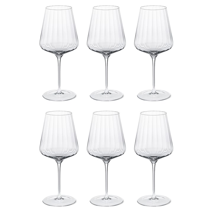 Bernadotte rödvinsglas 6-pack - Kristallin - Georg Jensen