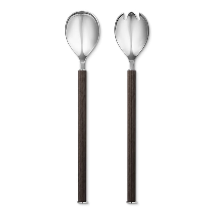 Bernadotte salladsbestick trähandtag, 2 delar Georg Jensen