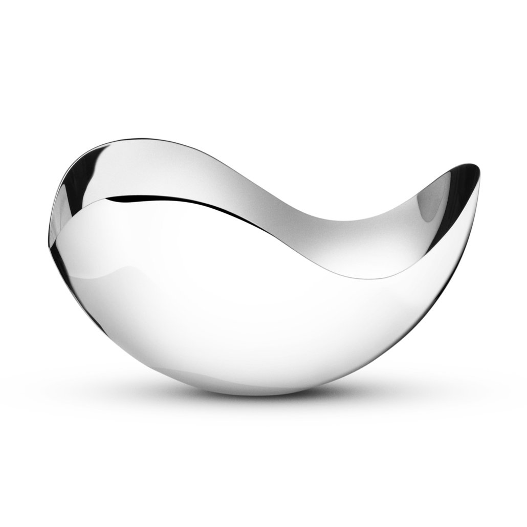 Georg Jensen Bloom skål petit, o 16 cm | Skandinavisk Design | Dekorationsskålar | Grå