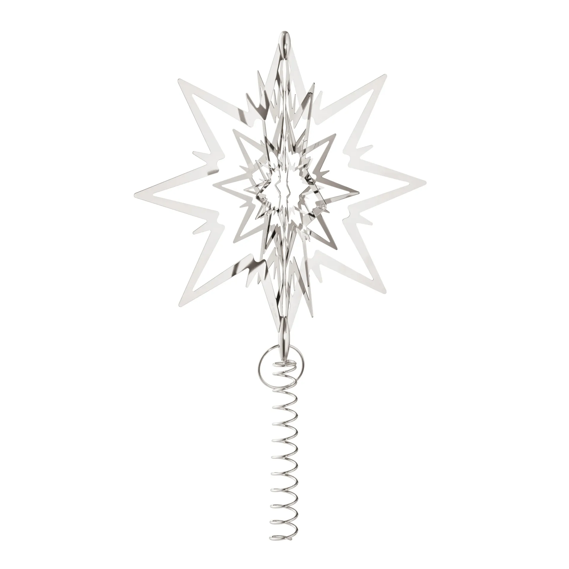 Christmas Collectibles toppstjärna stor, Palladiumpläterat Georg Jensen