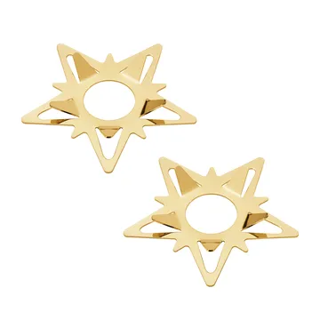 Classic christmas ljusmanschett stjärna 2-pack - Guld - Georg Jensen