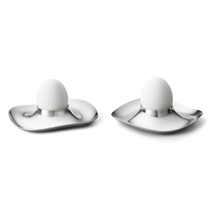 Cobra äggkopp 2-pack - Rostfritt stål - Georg Jensen