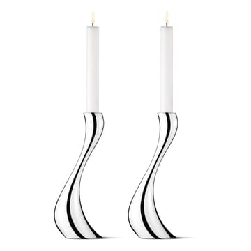 Cobra ljusstake 2-pack - stor, 24 cm - Georg Jensen