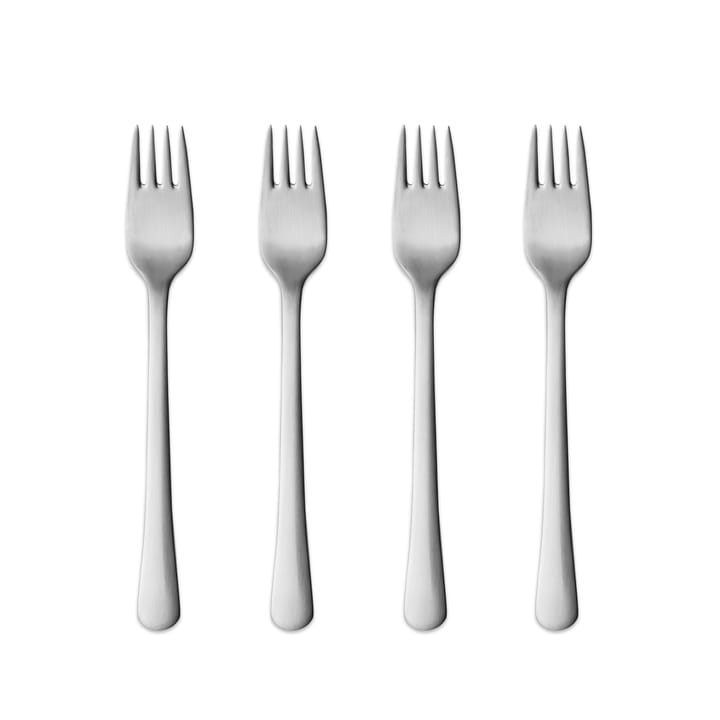 Copenhagen matt tårtgaffel - 4-pack - Georg Jensen