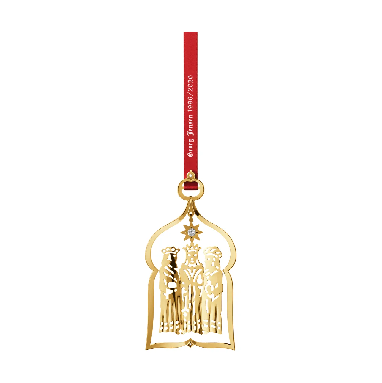 Georg Jensen jubileumsmobil, 1996 års, guld Georg Jensen