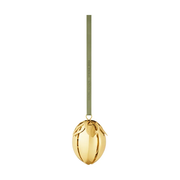 Georg Jensen påskägg hänge - 18 K guldpläterad - Georg Jensen