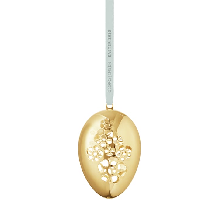 Georg Jensen påskägg hänge 2023, Guld-dekor Georg Jensen