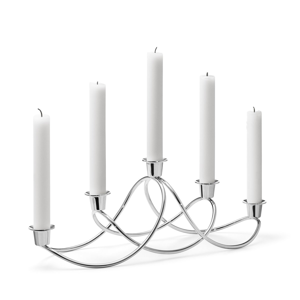 Georg Jensen Harmony ljusstake blank | Skandinavisk Design | Ljusstakar | Silverfärgad