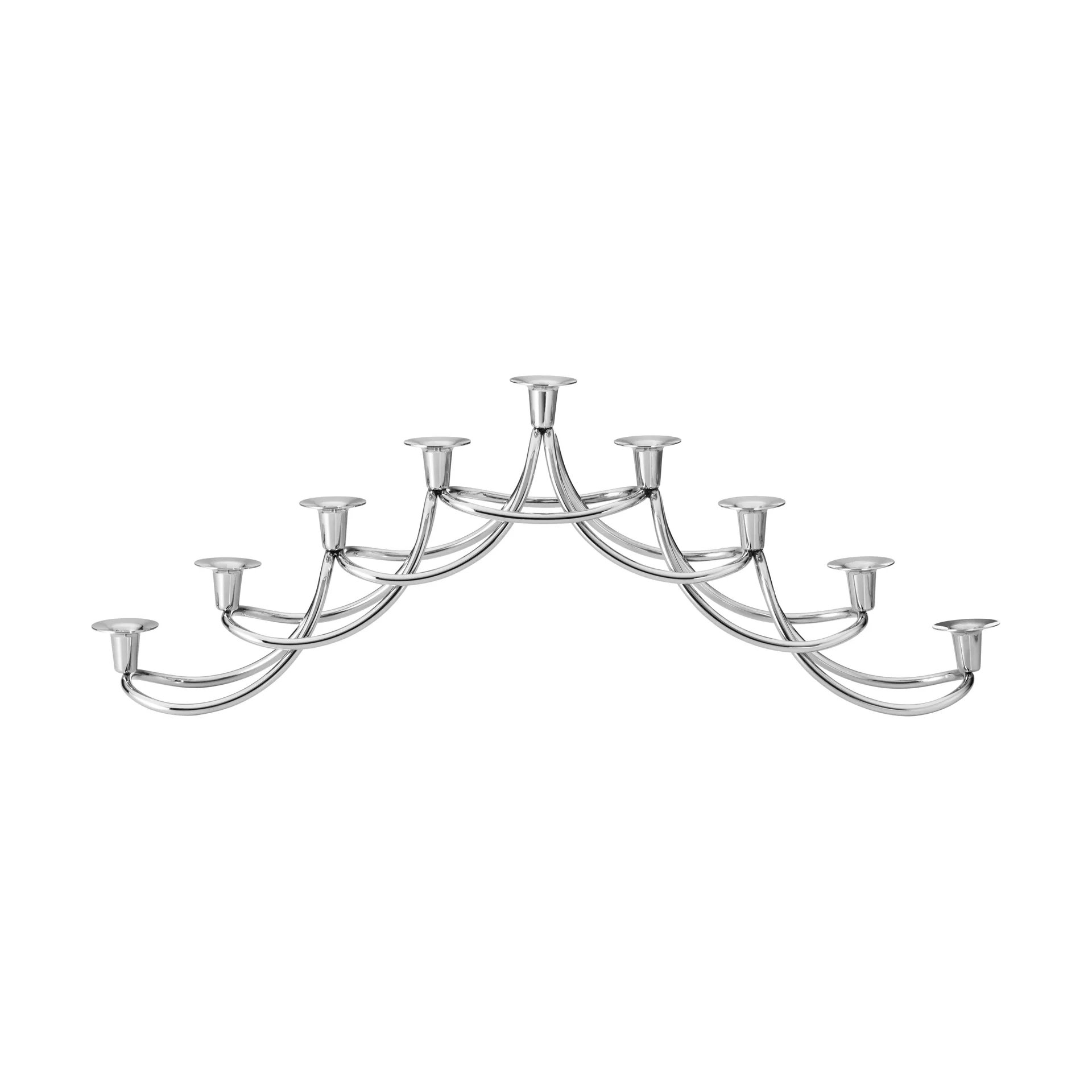 Harmony menorah ljusstake, Rostfritt stål Georg Jensen