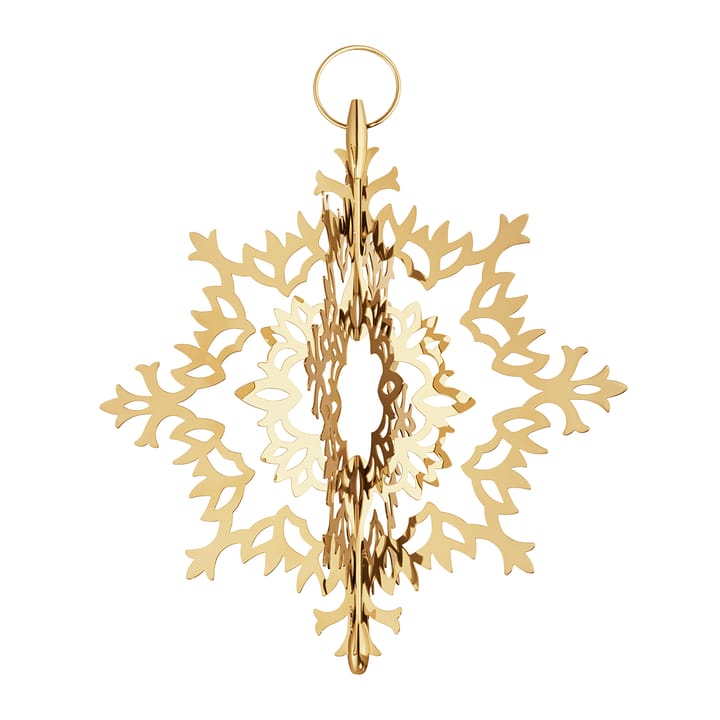 Ice Flower julgranstopp, Guldpläterat Georg Jensen