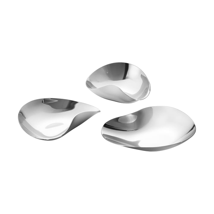 Indulgence snacksskål 3 delar - Rostfritt stål - Georg Jensen