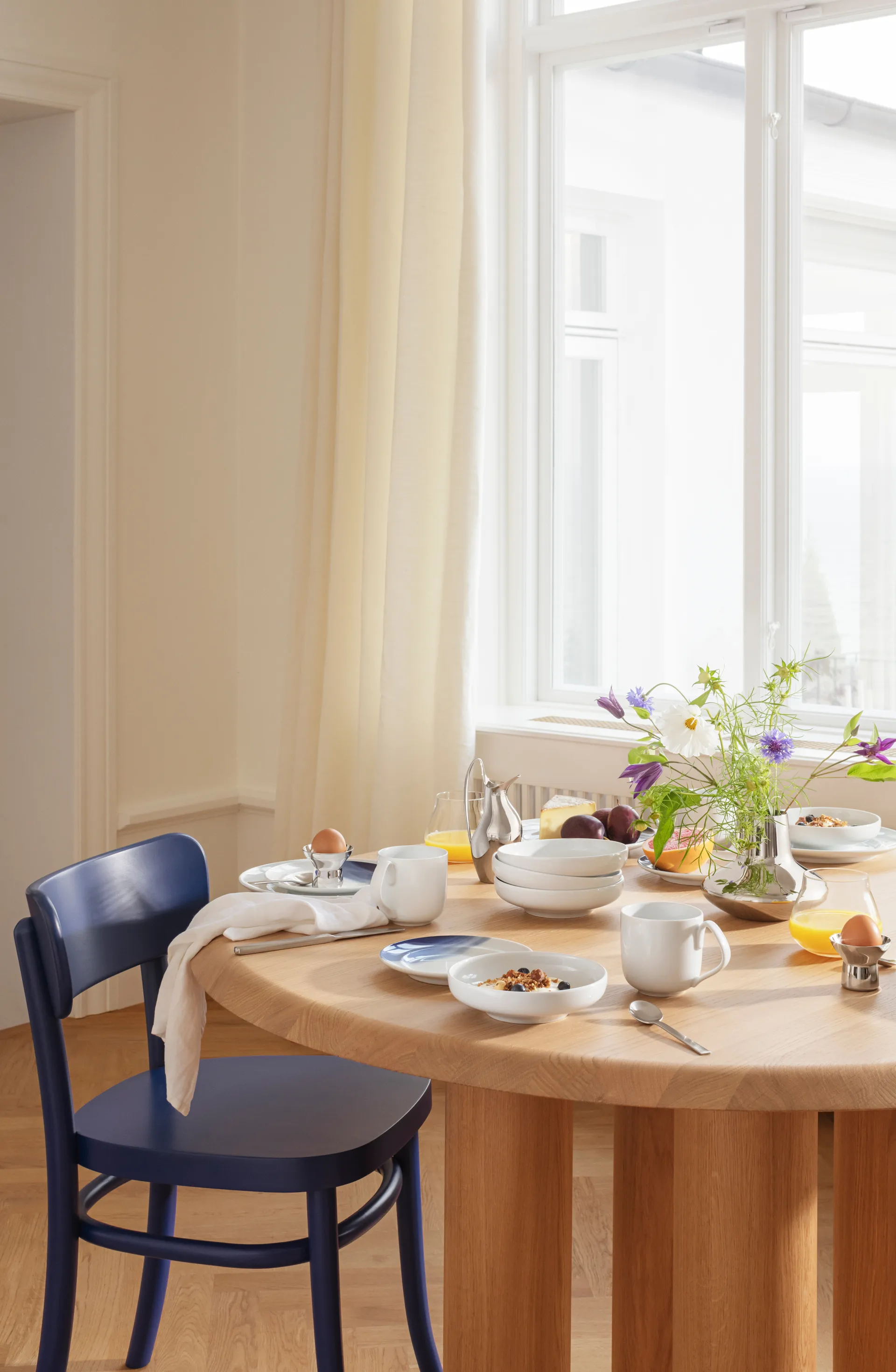 Koppel kopp 27 cl 2-pack, Vit Georg Jensen