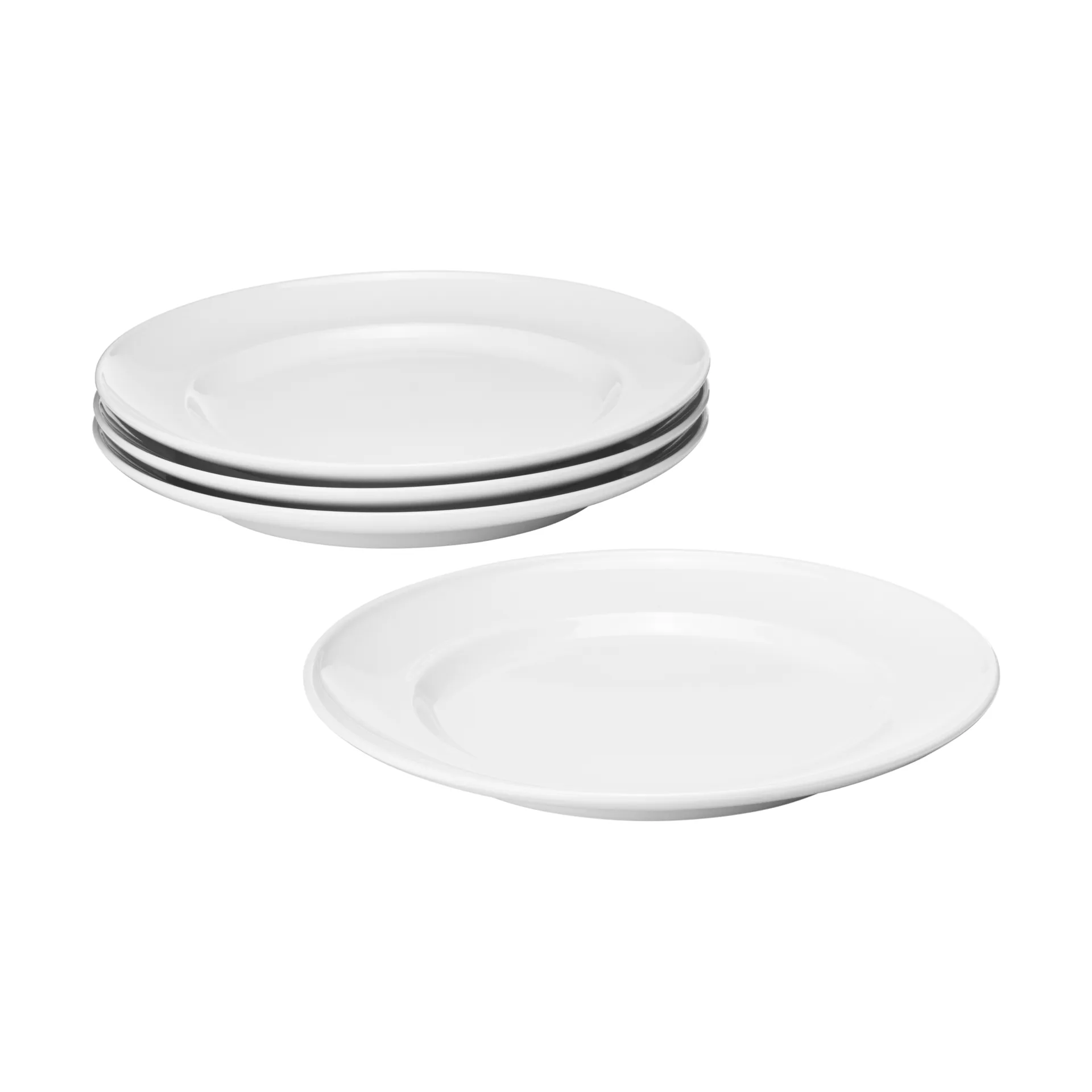 Koppel lunchtallrik Ø22 cm 4-pack, Vit Georg Jensen