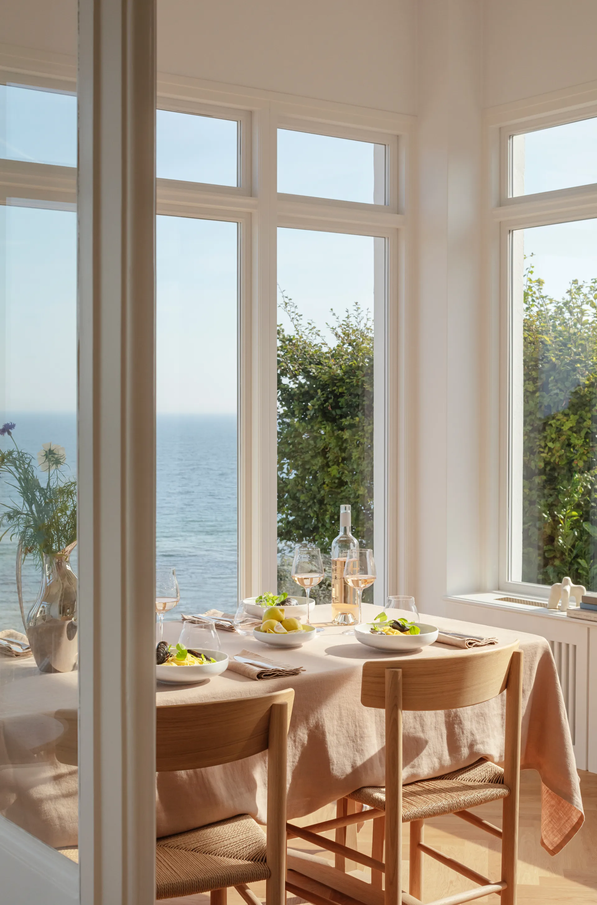 Koppel sidotallrik Ø16 cm, Vit Georg Jensen