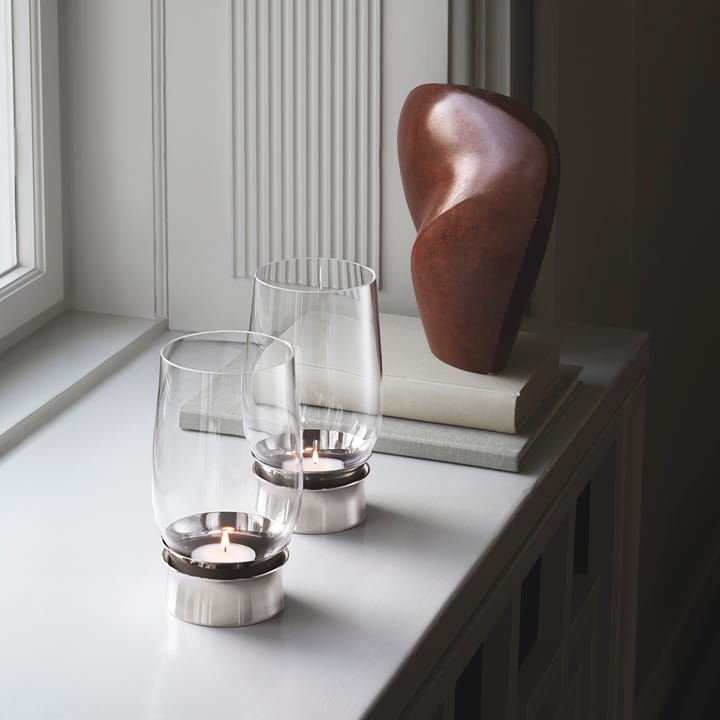 Lumis ljuslykta, Rostfritt stål Georg Jensen
