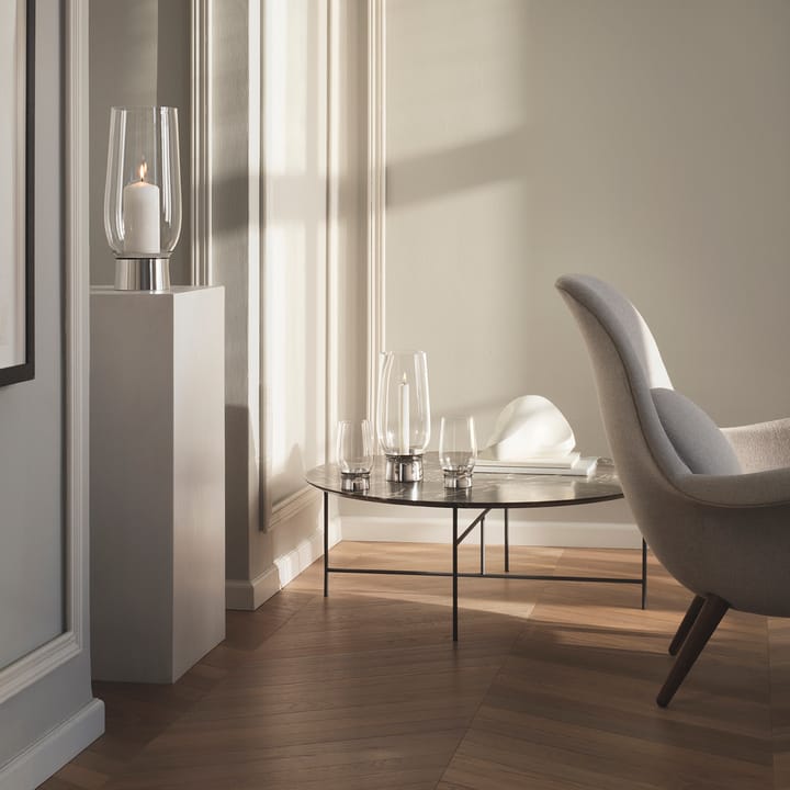 Lumis ljuslykta, Rostfritt stål Georg Jensen