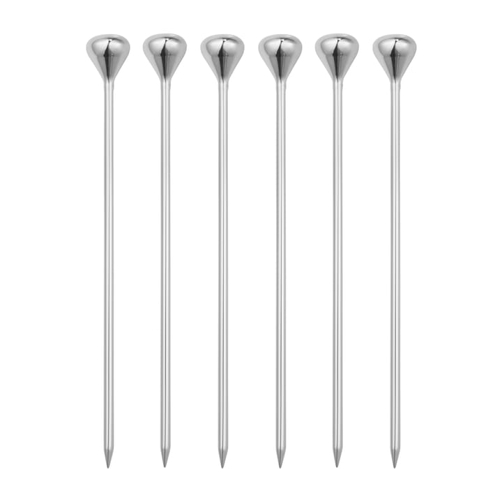 Sky cocktailpinnar 6-pack - Rostfritt stål - Georg Jensen