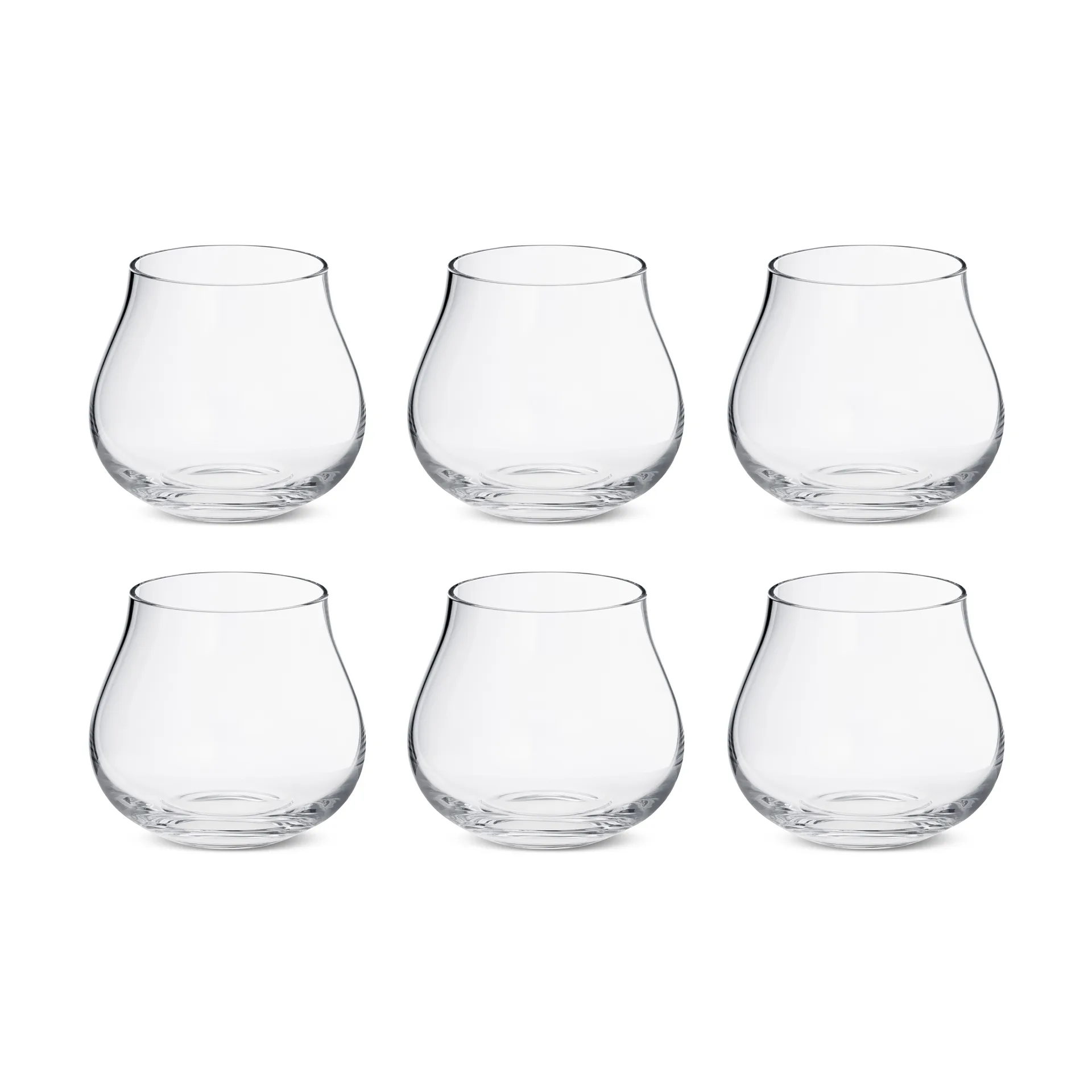 Sky dricksglas lågt 38 cl 6-pack, Kristallin Georg Jensen