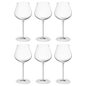 Sky rödvinsglas 50 cl 6-pack - Kristallin - Georg Jensen
