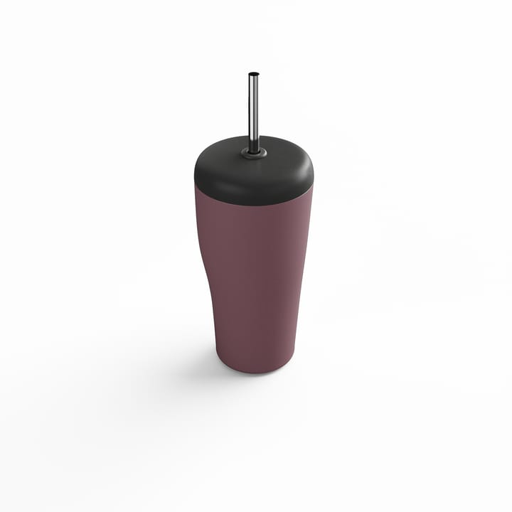 Sky termoskopp med sugrör 40 cl, Rosa Georg Jensen