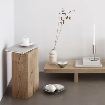 Tunes ljuslykta Ø10,2 cm - Rostfritt stål - Georg Jensen