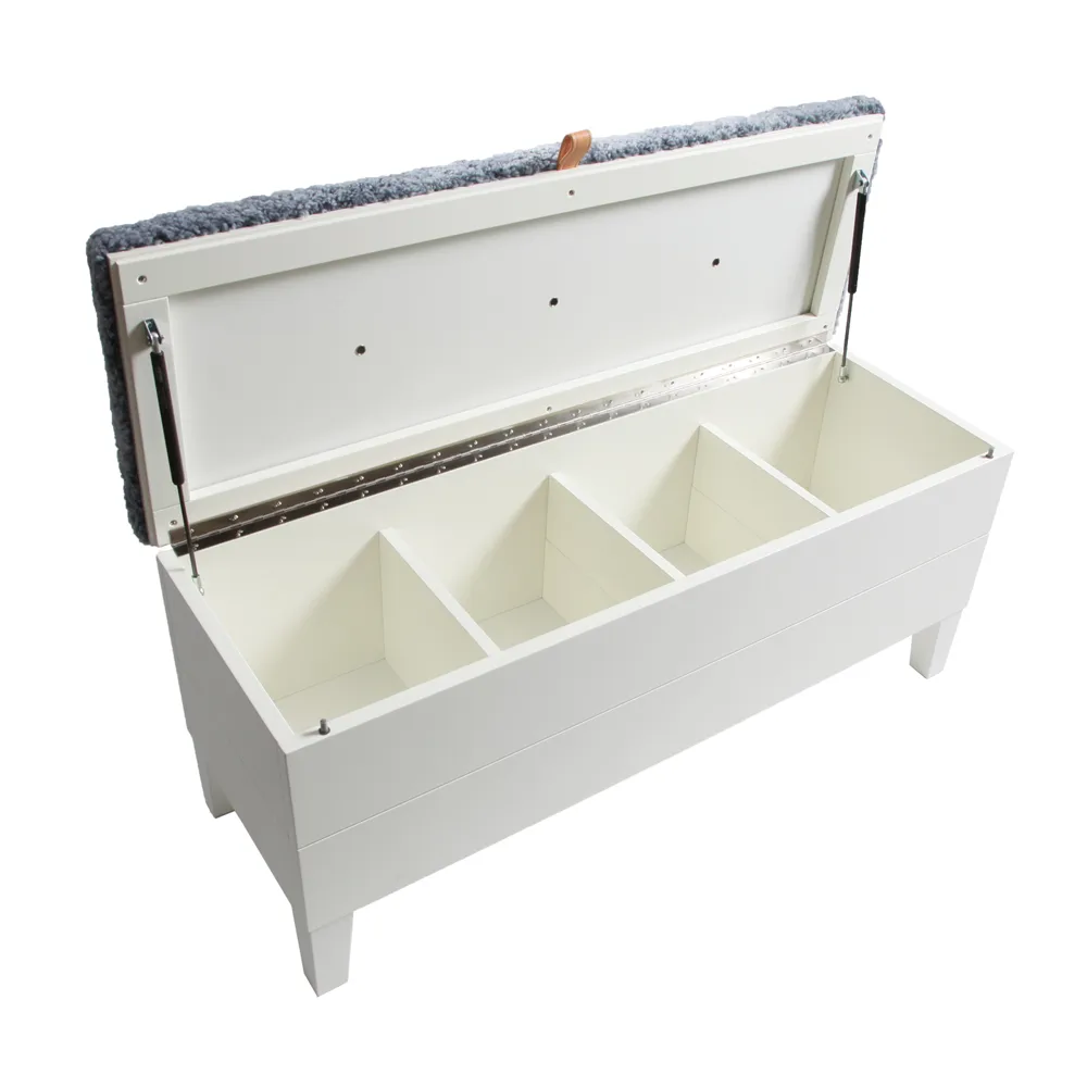 Enok 90 dubbel bänk fårskinnsdyna, Grafit-svart-svart lädersleif Givarps