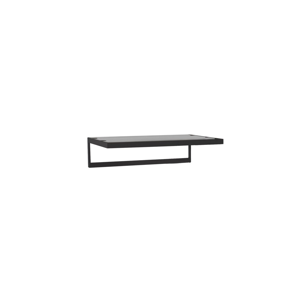 Givarps Sixten Hatthylla 45x15 cm Gråpigment ask-svart ram